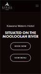 Mobile Screenshot of kawanawatershotel.com.au